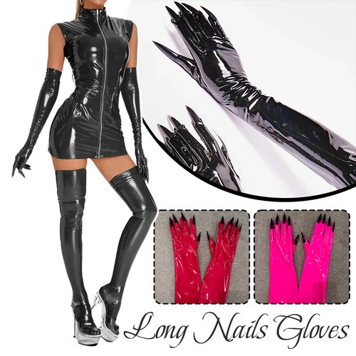 Long nails enamel - long,