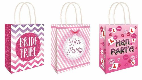 Hen party bags - hen, bride
