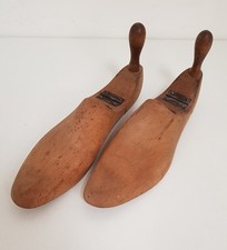 Pair of Vintage Wooden Shoe