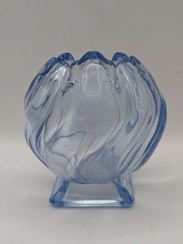 Vintage bagley blue glass - blue,