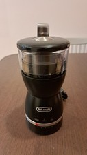 Electric Coffee Grinder Delonghi KG49 Black Coffee Bean Mill 170w UK Plug