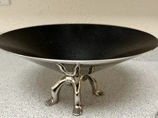 Carrol Boyes Cone Bowl w/ Man Stainless Steel 18 8 -MINT CONDITION