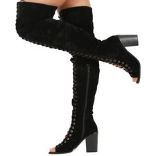 Womens Ladies Thigh High Boots