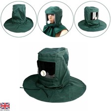 Sand Blasting Supply Anti-wind Dustproof Hood Caps Protective Face Shield Tool