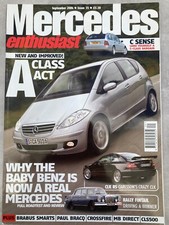 Mercedes Enthusiast Magazine - September 2004 - A-Class, Carlsson CLK RS, CLS500