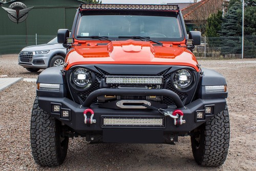 Front steel bumper - front,