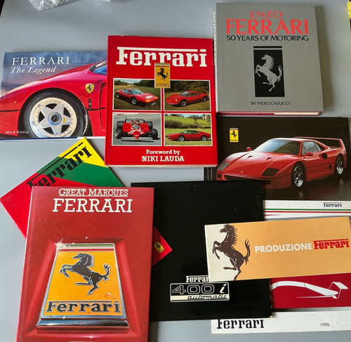 Ferrari books literature - books,