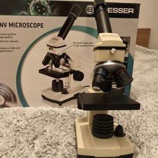 BRESSER Microscope Biolux NV. Boxed With Accessories