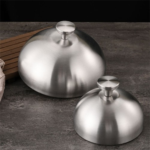 Metal plate dome food - plate,