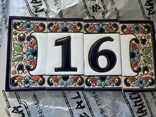 House Number Ceramic Tiles  4