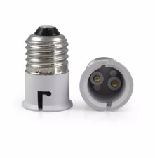15W ES E27 to BC B22 Bulb Holder Converter Adapter Holder Converter E27 To B22