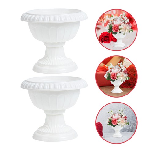 2pcs plastic planter - plastic, pot