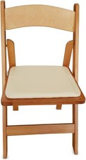 Padded Wooden Folding Chair