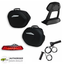 Ducati Diavel V4 Touring Pack Panniers Side Cases Heated Grips Back Rest Genuine