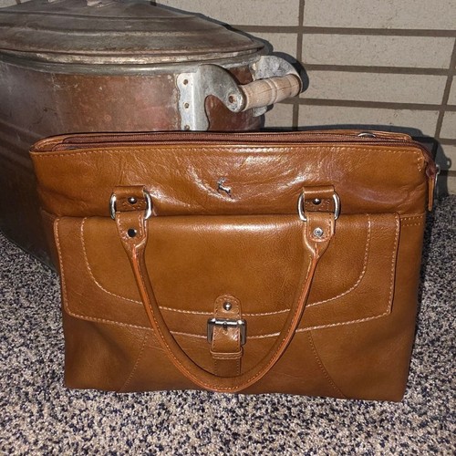 Ashwood leather cognac brown - leather,