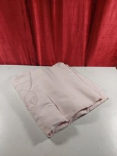 Vintage French Pale Pink Bed Linen Sheet Monogrammed "G.M" 230cm X 140cm