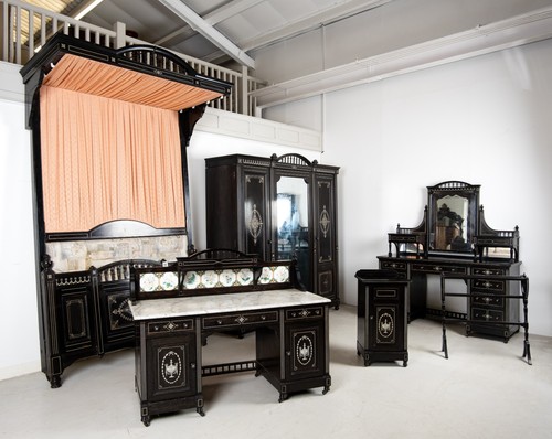 Antique victorian ebonised - victorian,