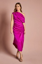 Coast Dark Pink Midi Dress