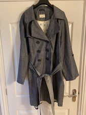 Laura Ashley Navy Trench Style
