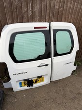 Citroen Berlingo Peugeot  Partner 08-18  Rear Doors (white) Glazed