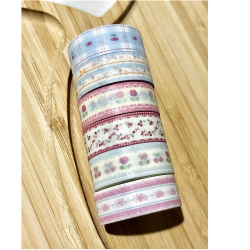 Floral pattern washi tape roll - pattern,