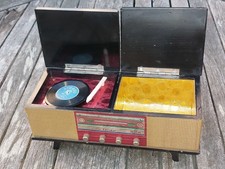 Vintage Music Box, Radio & Record Player, Japanese Original Jewellery Box