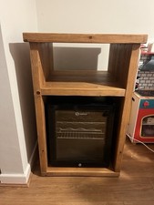 Wooden (Pine) - Home Bar With Fridge