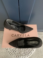Carvela High Heel Court Shoes Black Size 3.5 UK