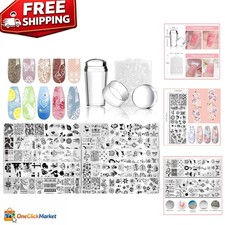 10-Piece Nail Stamping Plates