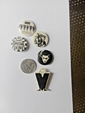 The Specials  Vintage Early 1980s Pin Button Badges Punk New Wave Ska Skins