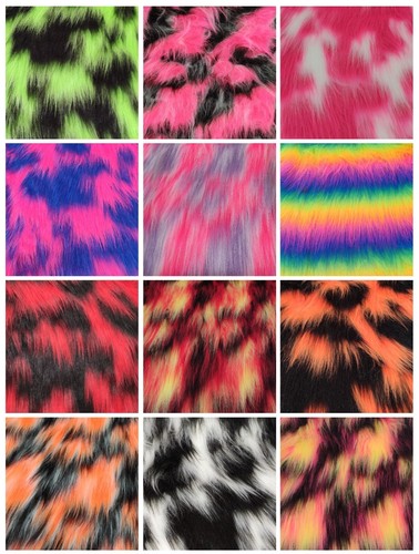 Long haired faux fur fabric - faux,