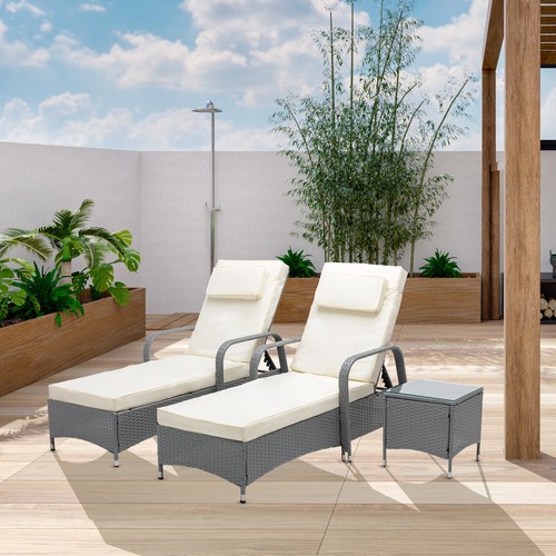 Sun loungers set adjustable - sun,