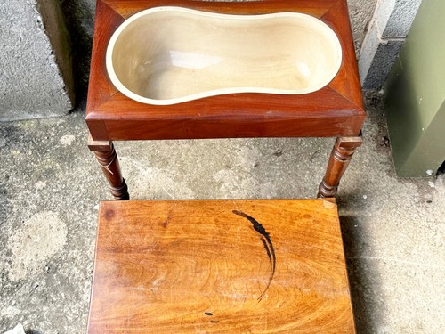 Antique washstand wooden - washstand, baby