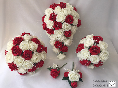 Wedding flowers red - wedding,