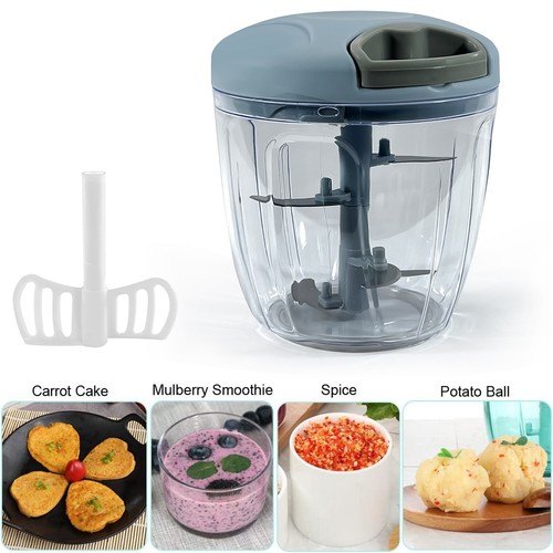 Pull string hand chopper - string,