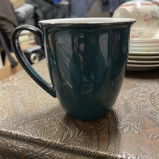 Denby Greenwich Coffee Beaker Tea Mug Cup Handle 300ml