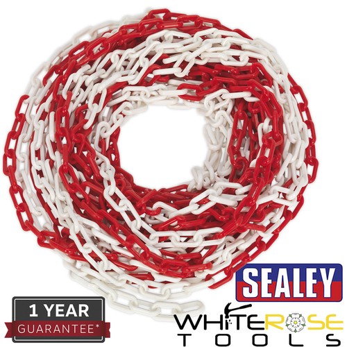 Sealey safety chain red white - chain, red/white