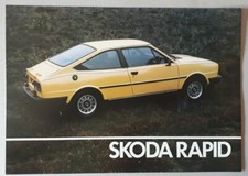 Skoda 120 Rapid Coupe Leaflet