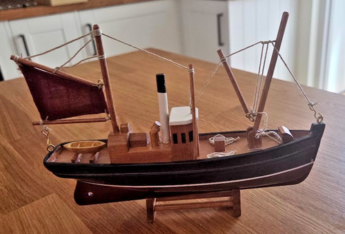 Wooden steam drifter herring - wooden, (herring