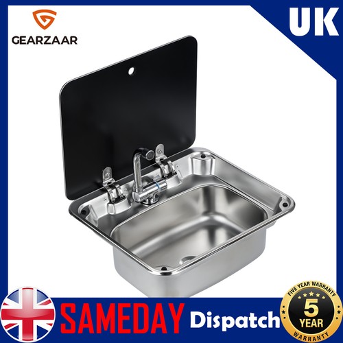 Stainless steel square sink - stainless,