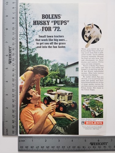 Bolens husky pups lawn - bolens,
