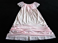 Vintage Long Gown Silky Pink