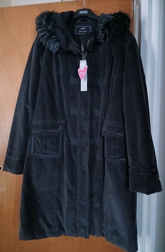 Per una corduroy jacket coat - una,