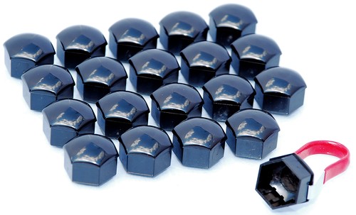 17mm black alloy wheel bolts - alloy,