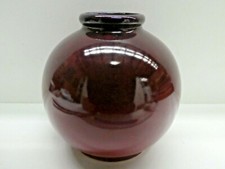 VINTAGE POTTERY MID CENTURY STUDIO ART LUSTRE GLAZE VASE MARKED TS 40