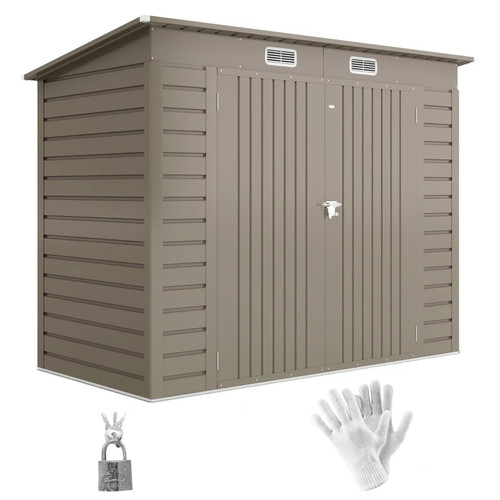 4ft metal garden storage - 4ft,