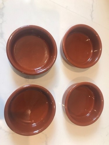 Terracotta nibble dishes - nibble,