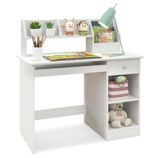 Study desk with - hutch,, drawer