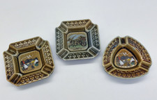 3x Wade Ashtrays - Irish