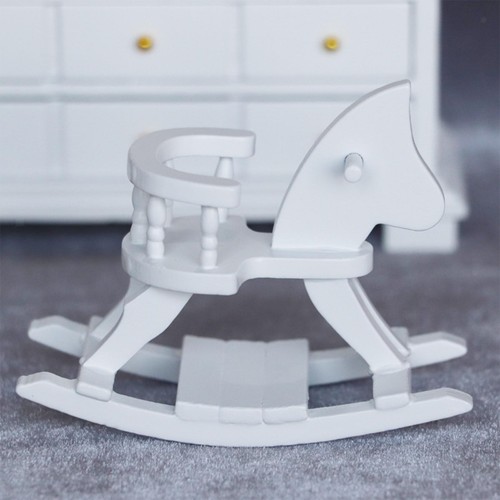 Dollhouse white wooden - dollhouse,